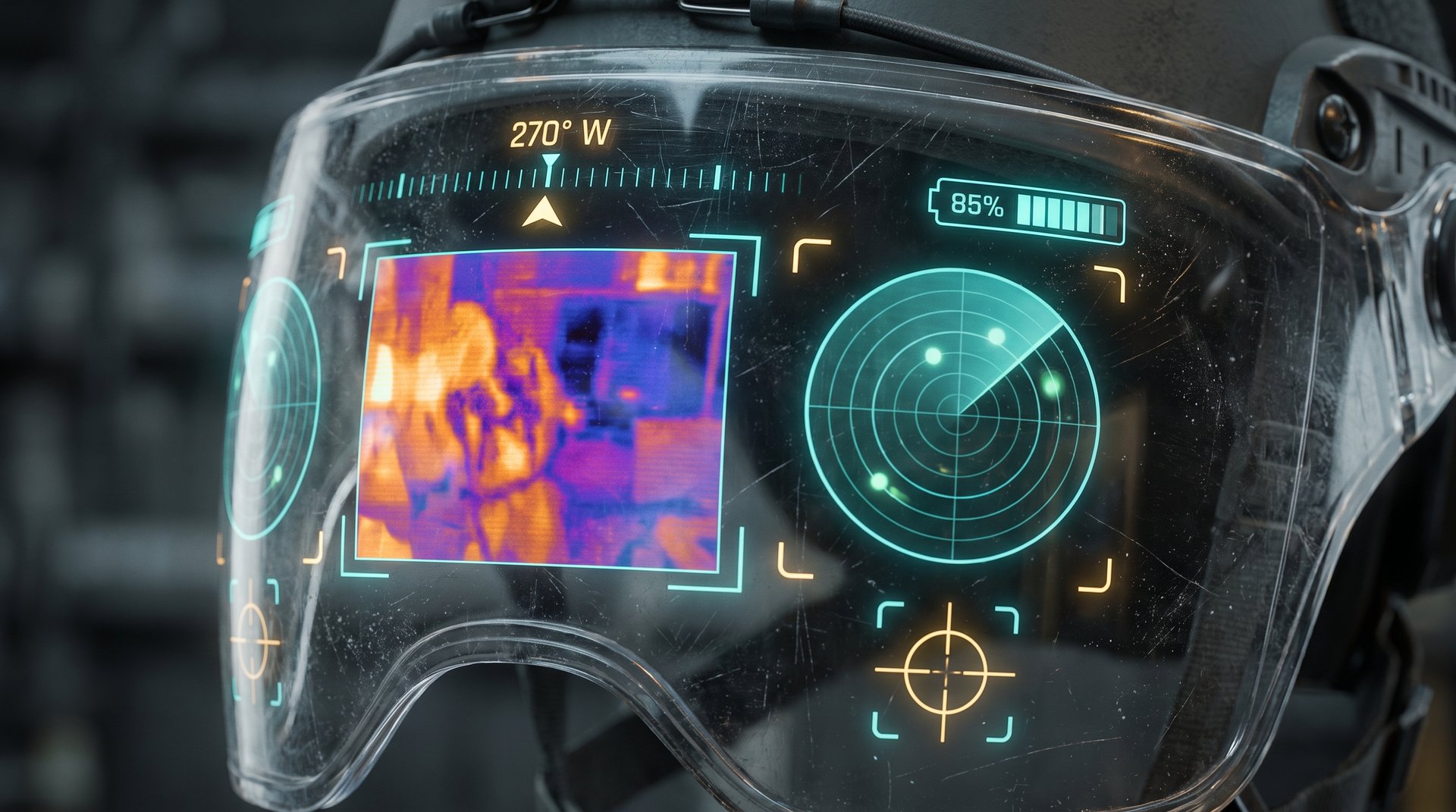 Night vision HUD overlay